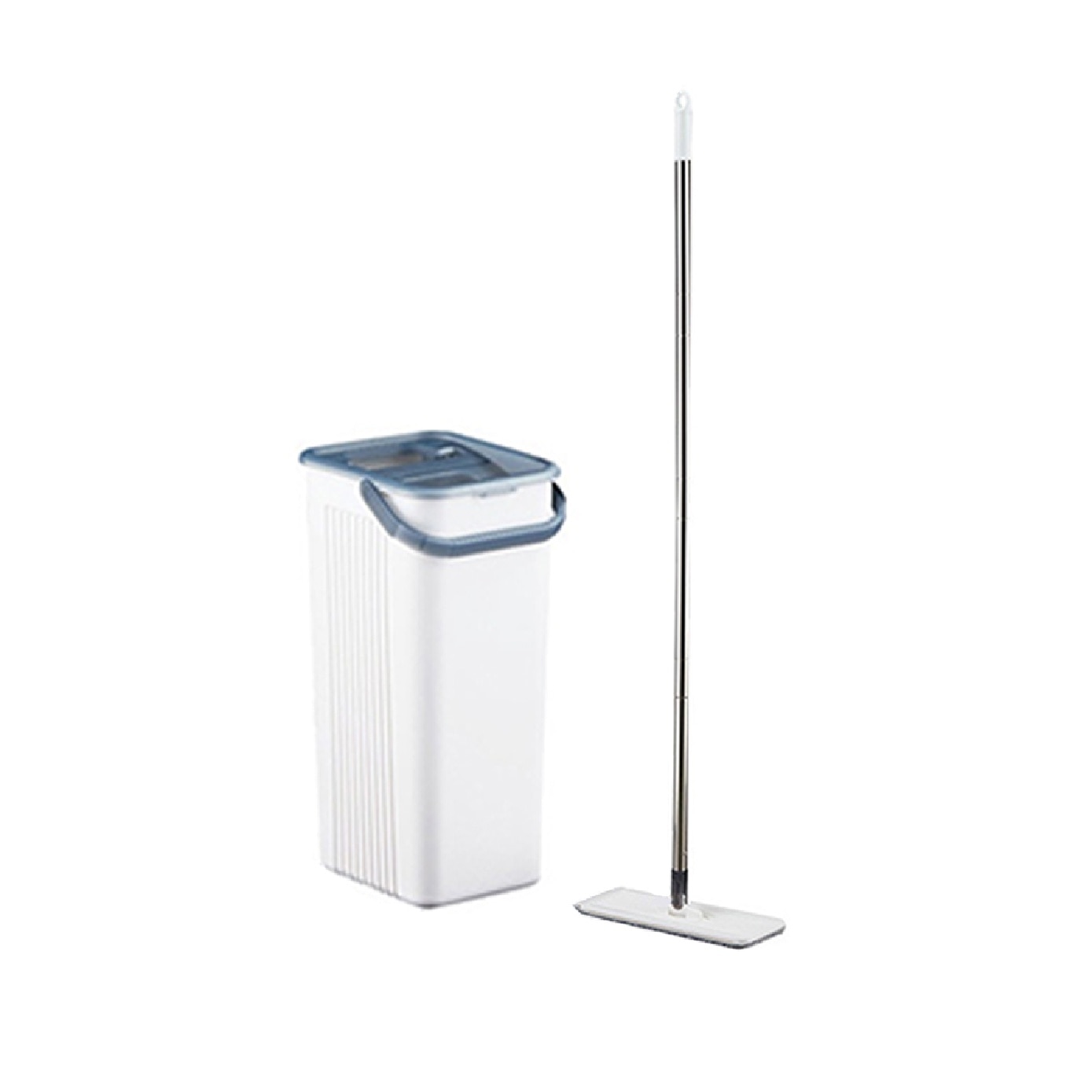 Slide Clean Double Scraper Flat Mop Grey Set 1s