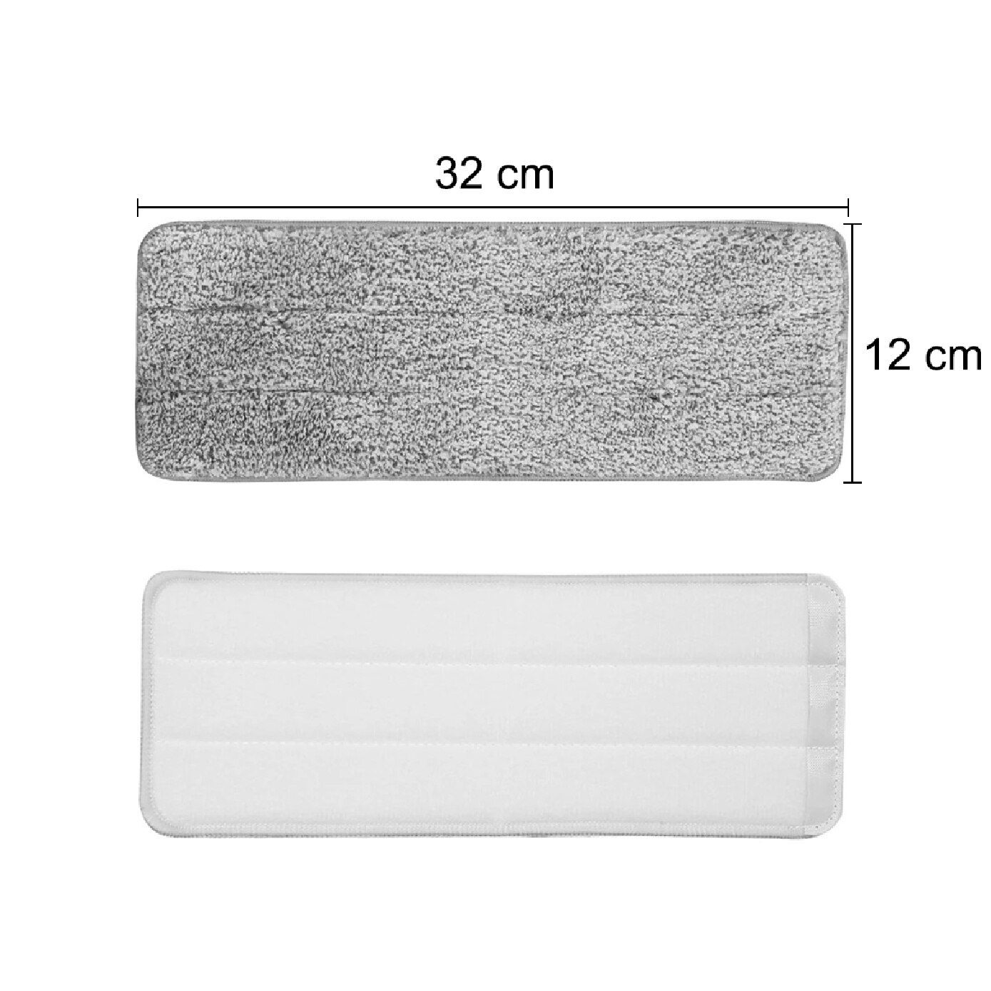 Slide Flat Clean Mop Refill Pad 2s