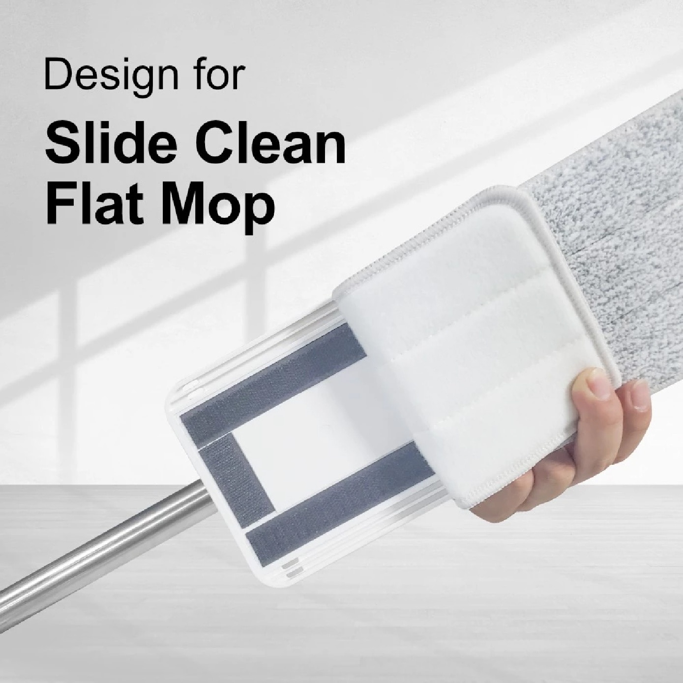 Slide Flat Clean Mop Refill Pad 2s