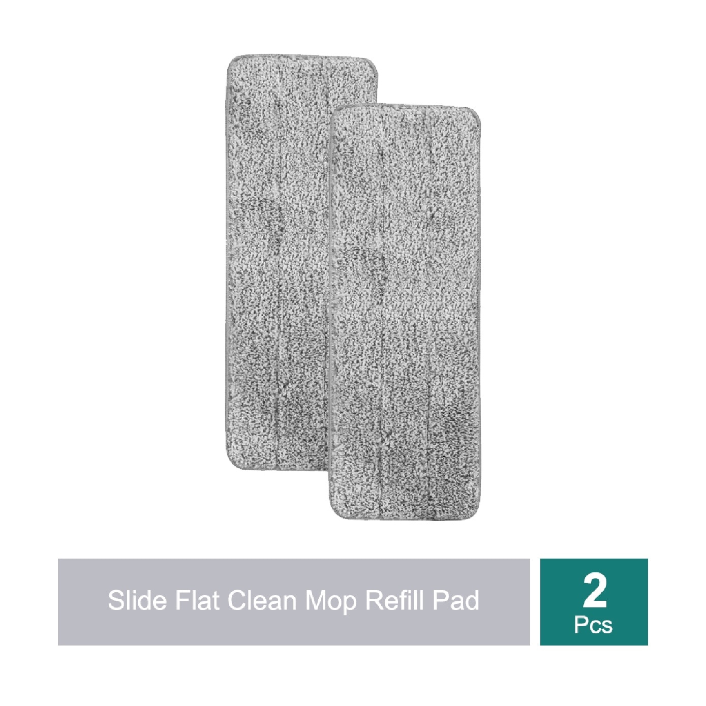 Slide Flat Clean Mop Refill Pad 2s