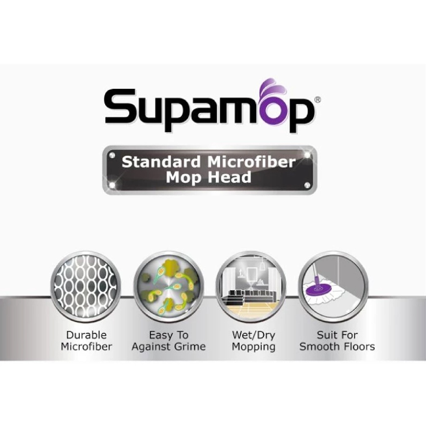 Standard Refill Mop Head 2s