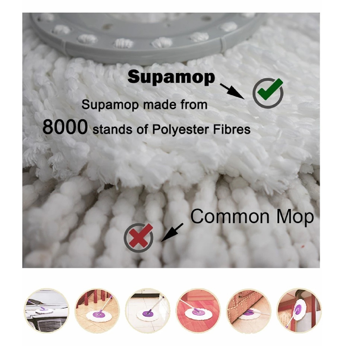 Standard Refill Mop Head 2s