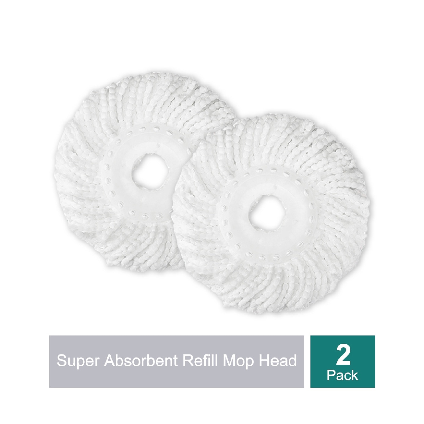 Super Water Absorption Mop Head Refill 2s