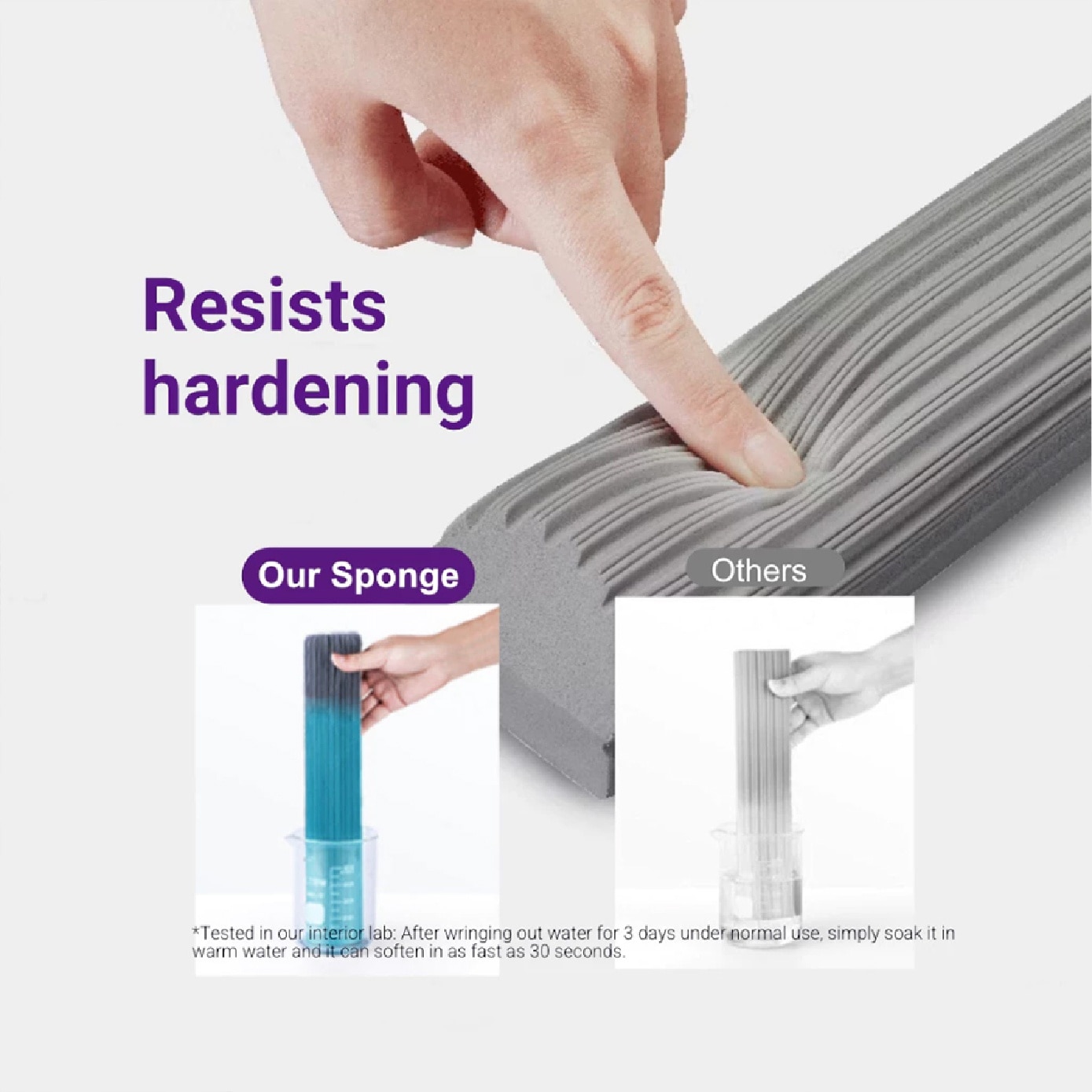 Stylish Hands-Free Sponge Mop 1s