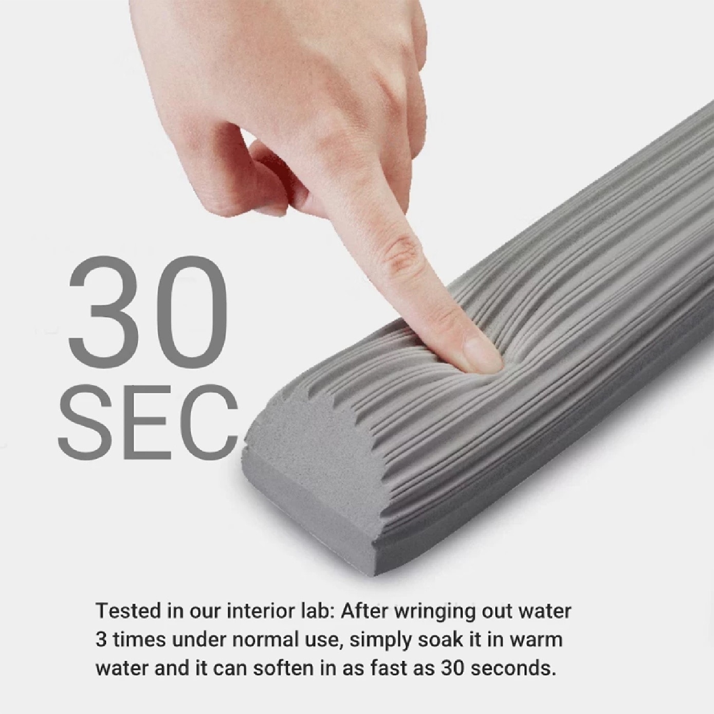 Stylish Hands-free Sponge Refill Mop Head 2s