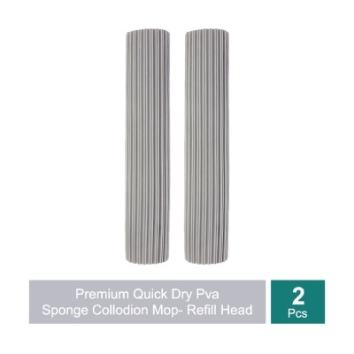 SUPAMOP - Premium Quick Dry Pva Sponge Collodion Refill Mop Head 2s