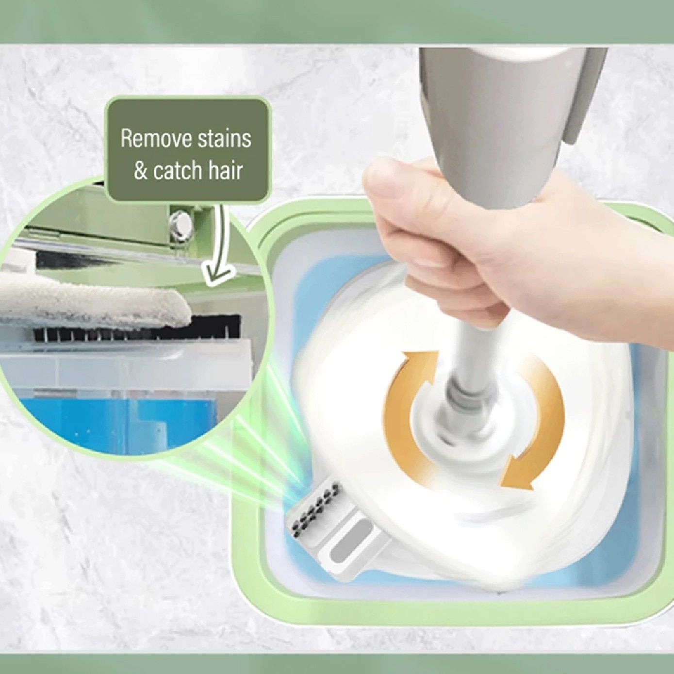 F104 Extremely Clean Spin Refill Mop Head 2s