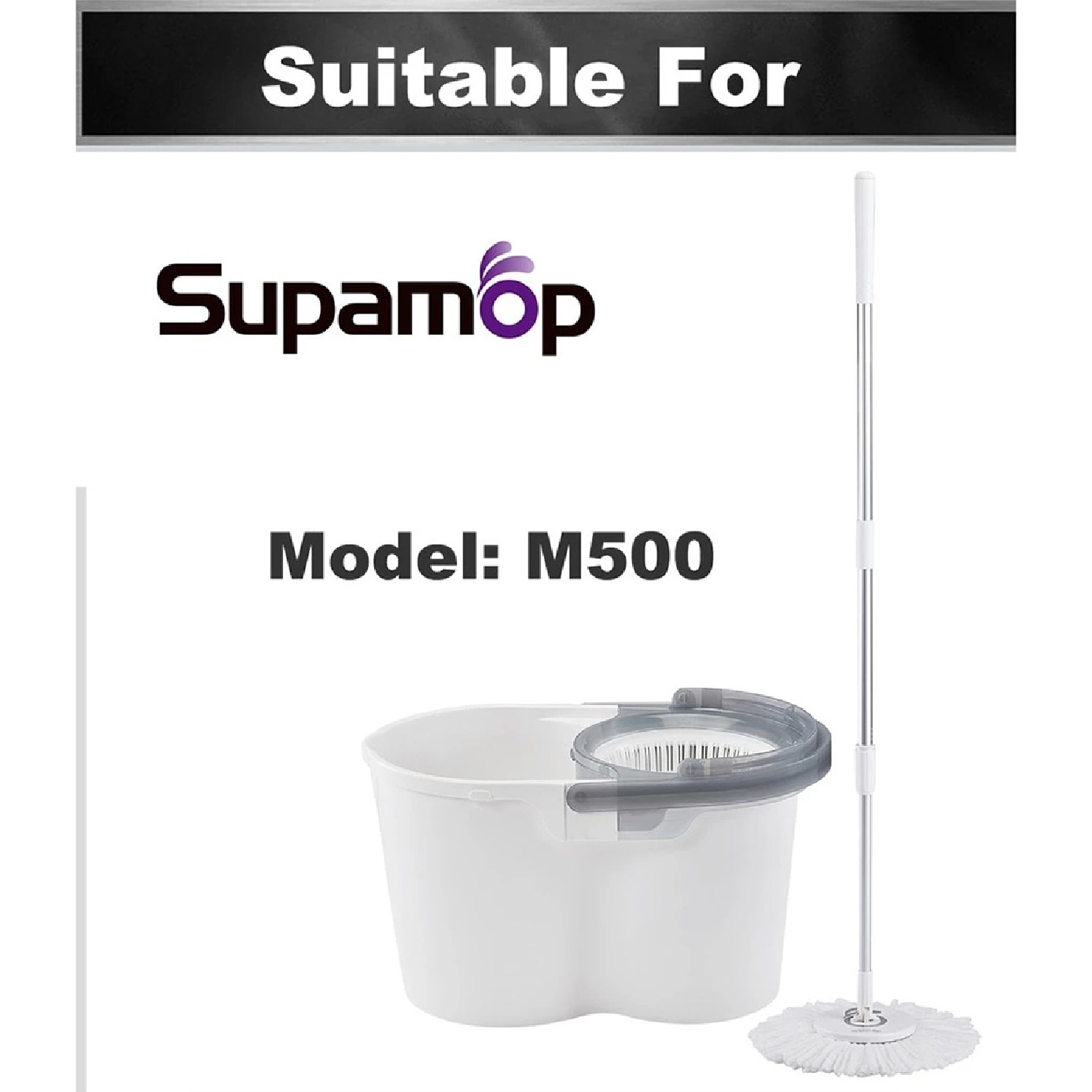 White Mop Stick Set 1s
