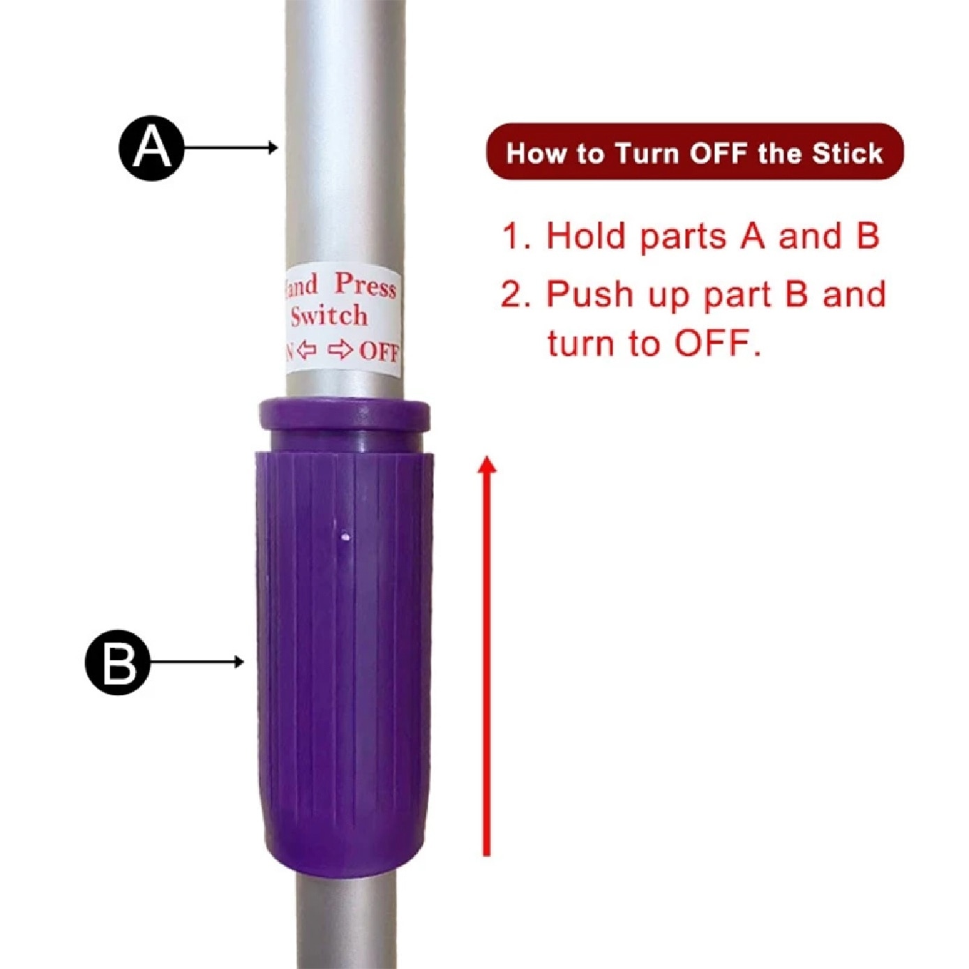 Purple Mop Stick Set 1s
