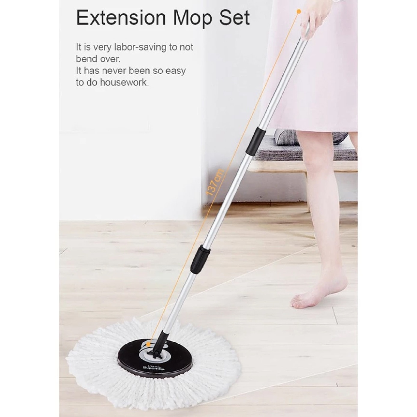 Black Mop Stick Set 1s
