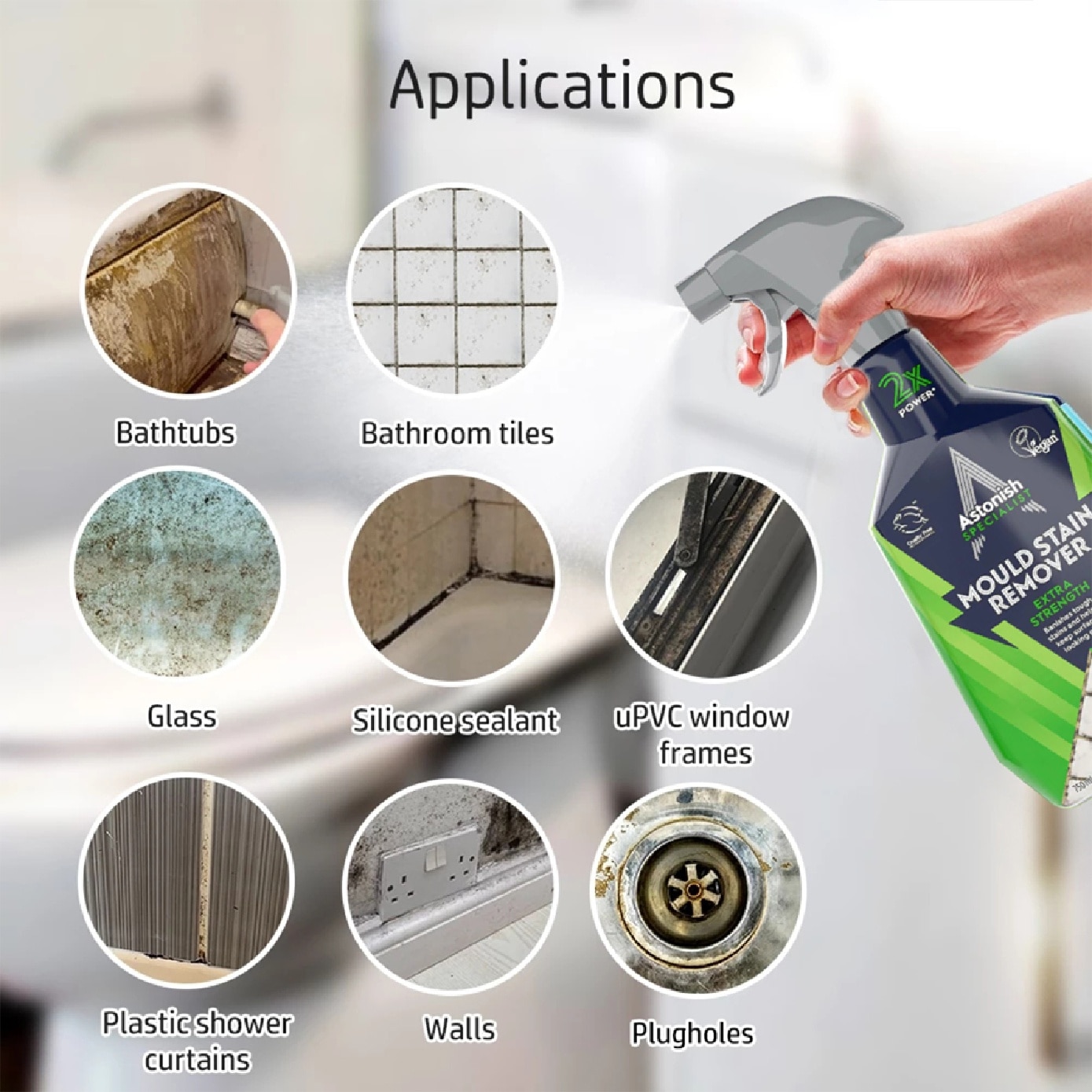 Specialist Extra Strength Mould & Mildew Stain Blaster 750ml image