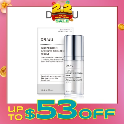 DR. WU Glutalight C Intensive Brightening Serum (To Reduce Spots & Improve Skin Tone) 15ml