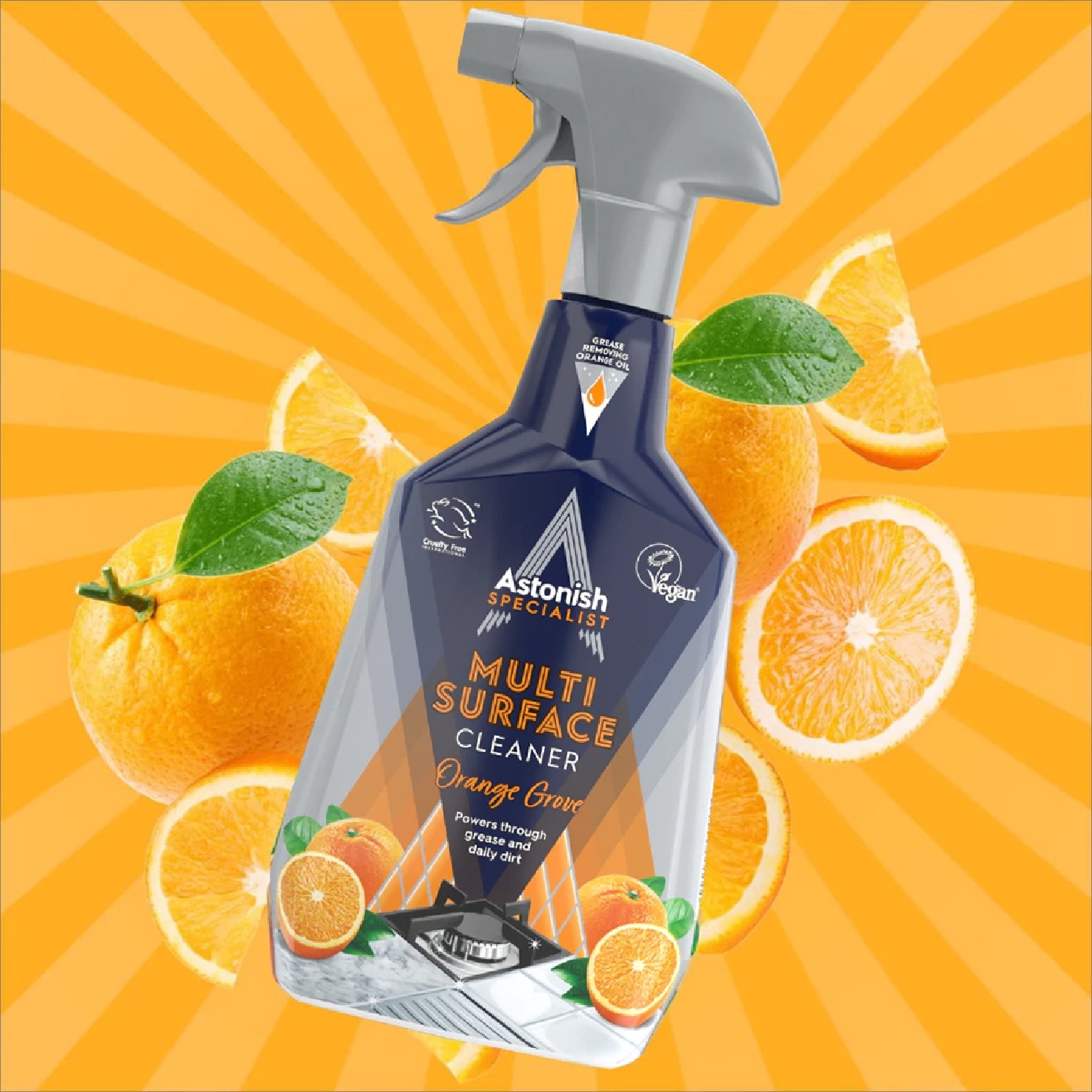 Specialist Multi-Surface Cleaner Orange Grove 750ml