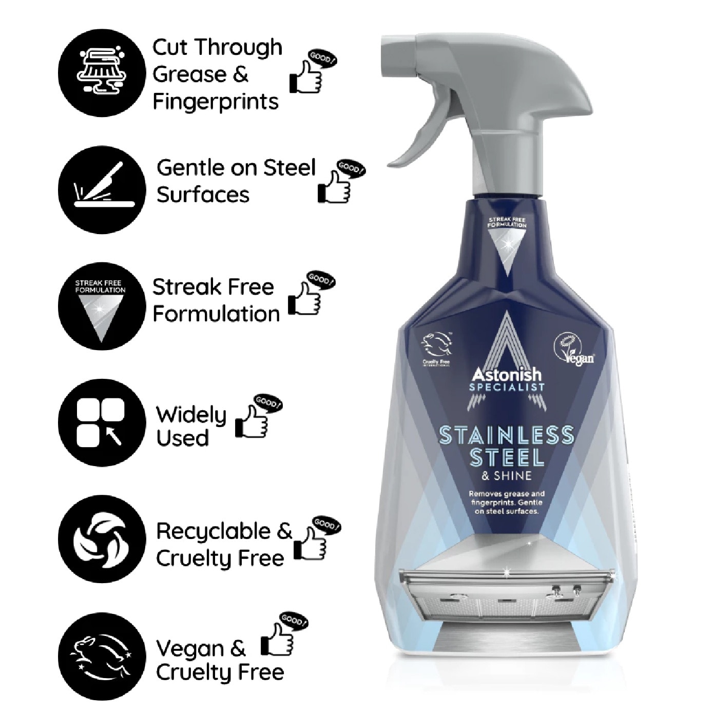 Specialist Stainless Steel and Shine Clear Waters 750ml