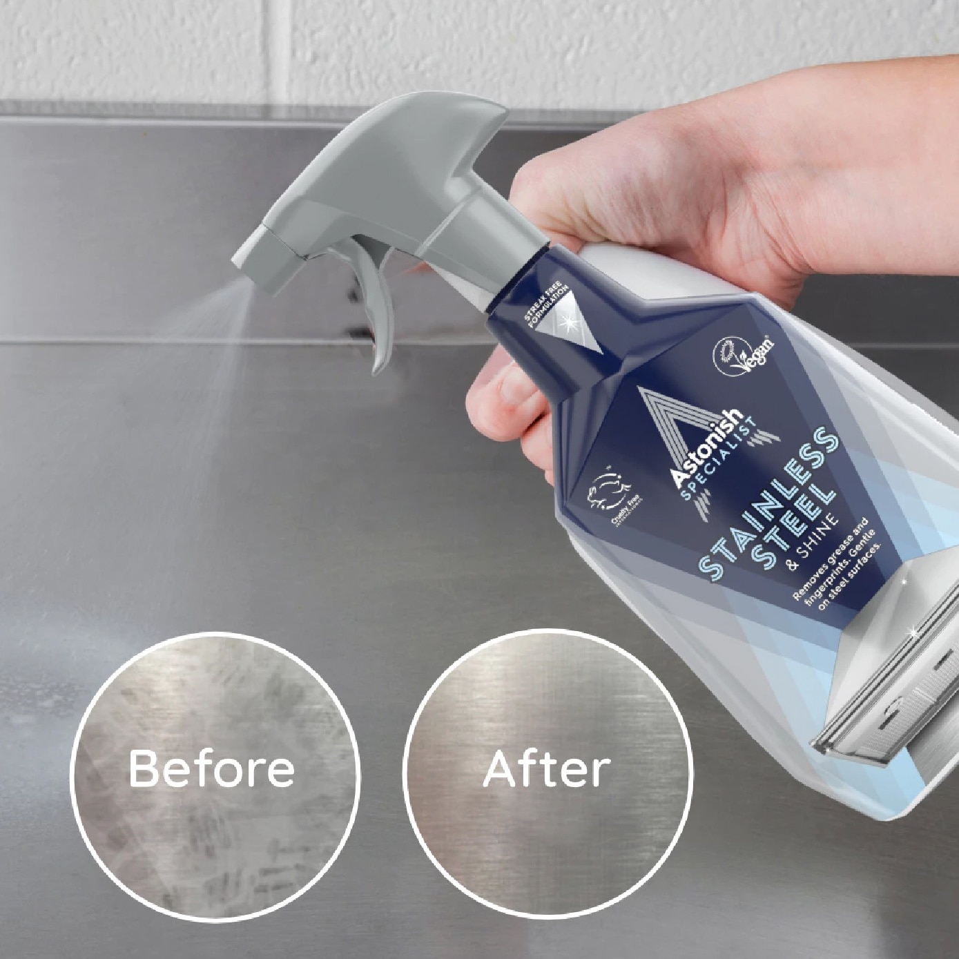 Specialist Stainless Steel and Shine Clear Waters 750ml