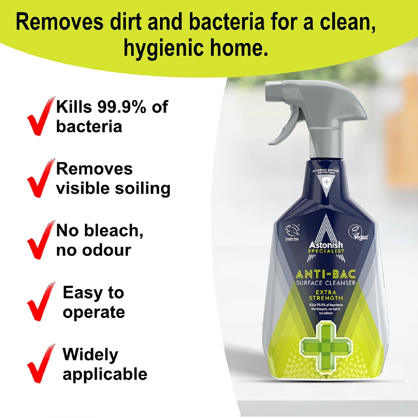 Specialist Extra Strength Antibacterial Surface Cleanser 750ml