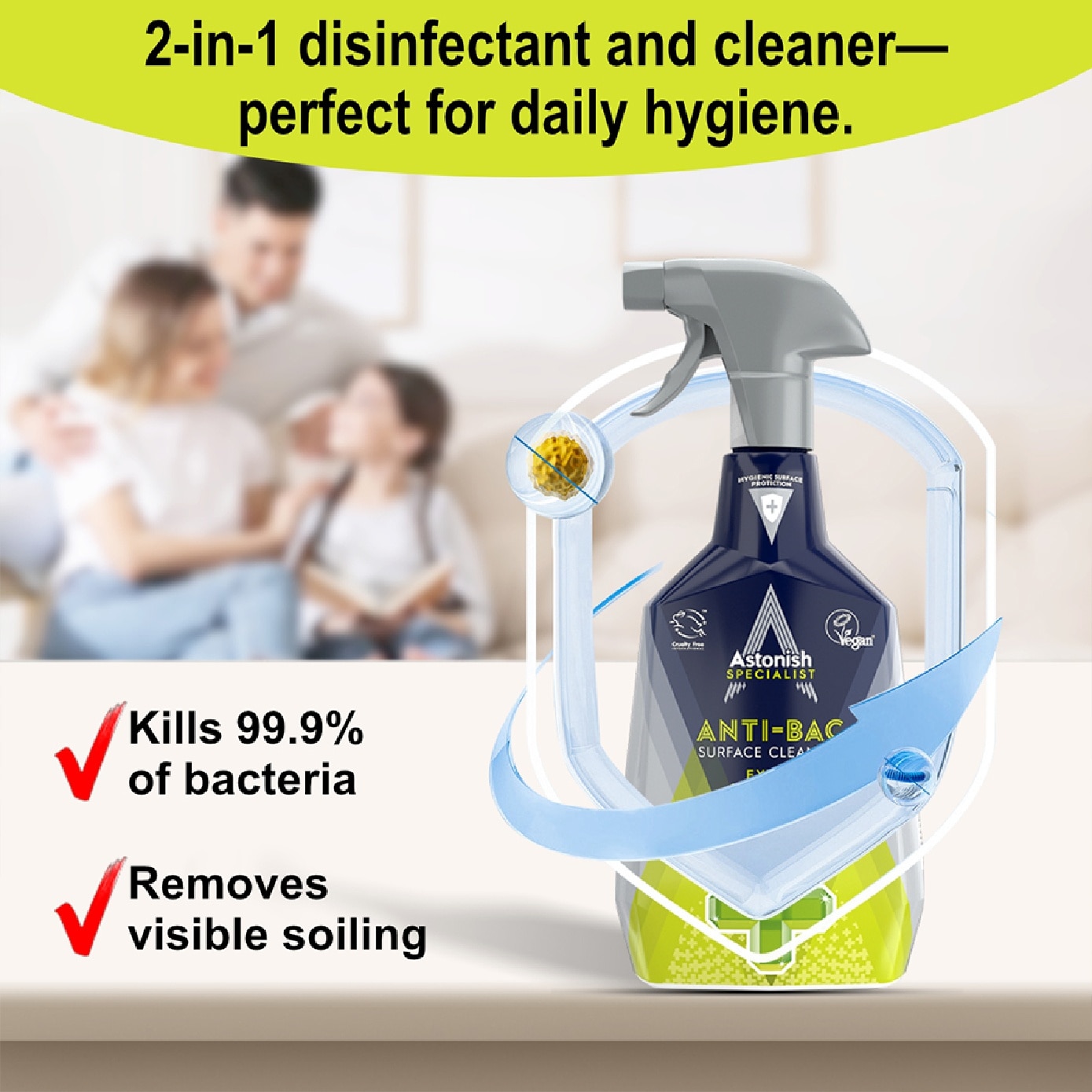 Specialist Extra Strength Antibacterial Surface Cleanser 750ml