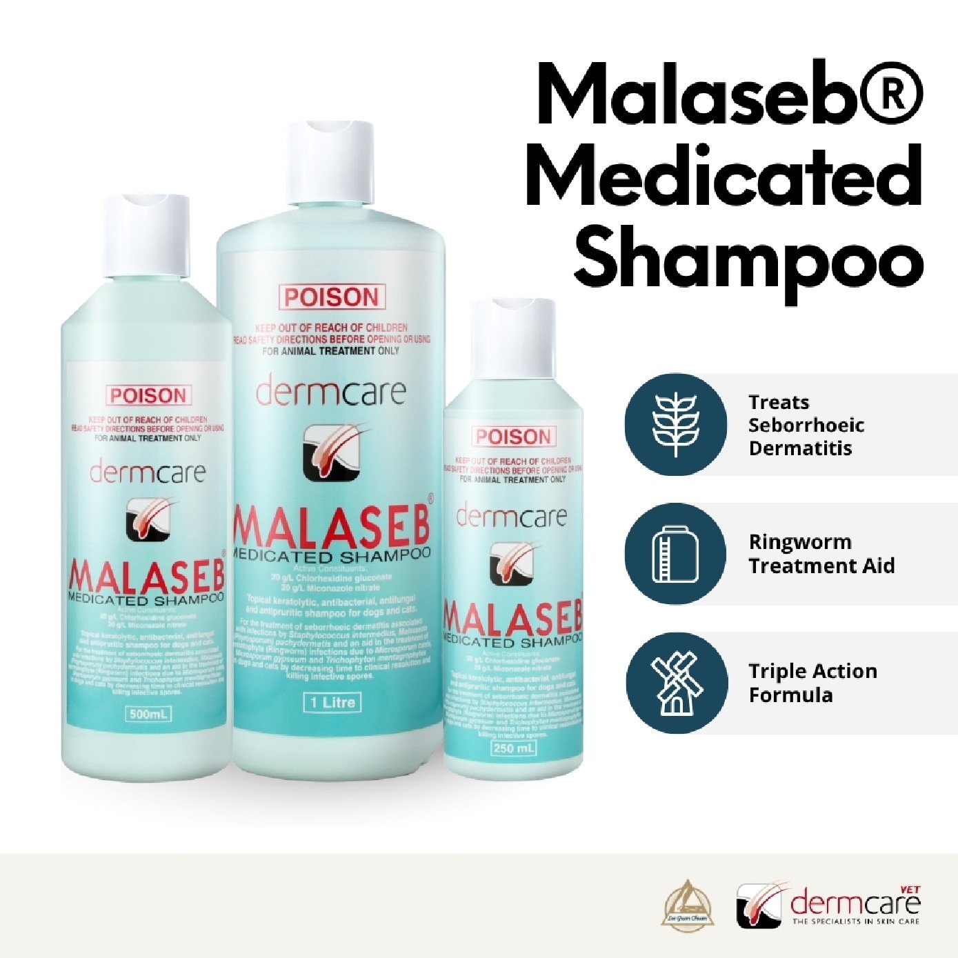 Medicated Shampoo for Dogs & Cats 250ml