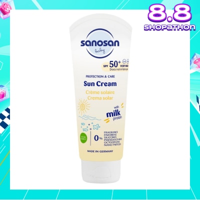 SANOSAN Baby Sun Cream SPF50+ UVA UVB (Water Resistant + Protect & Care) 75ml