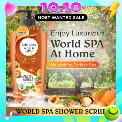 GINVERA World Spa Turkish Apricot & Hazelnut Shower Scrub 750ml image