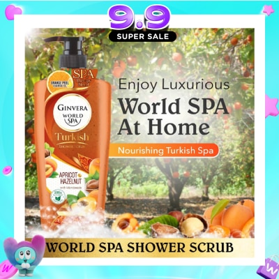 GINVERA - World Spa Turkish Apricot & Hazelnut Shower Scrub 750ml image
