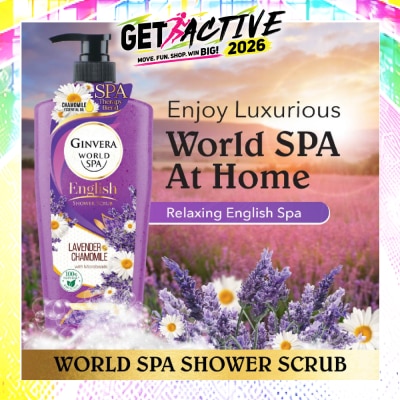 GINVERA - World Spa Lavender & Chamomile English Shower Scrub 750ML image