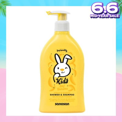 SANOSAN 2 in 1 Kids Shower & Shampoo Banana 400ml