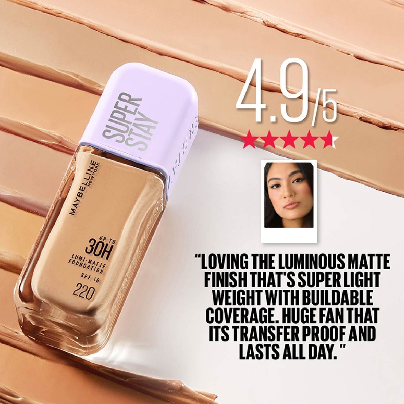 Superstay Lumi Matte Foundation 110 142g