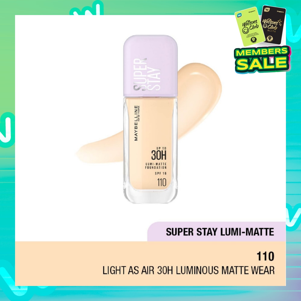 MAYBELLINE Superstay Lumi Matte Foundation 110 142g
