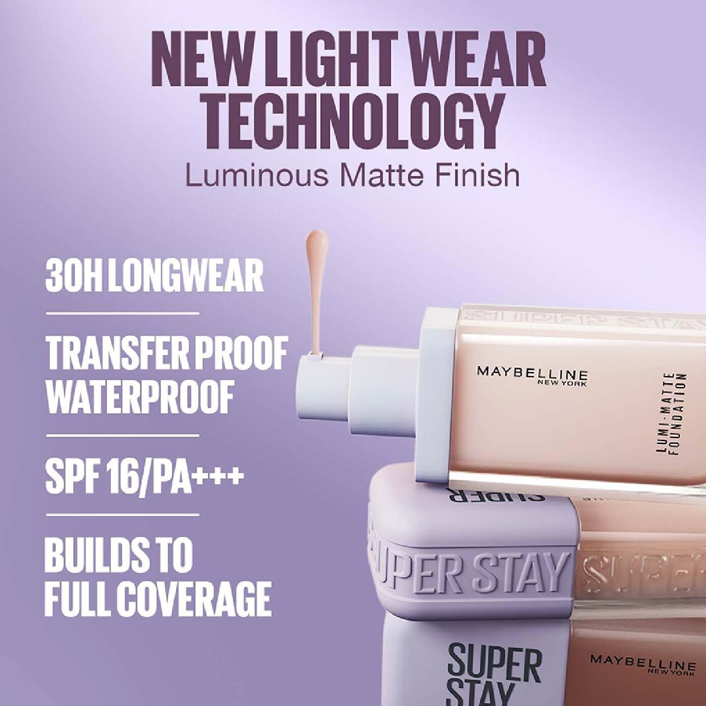 MAYBELLINE Superstay Lumi Matte Foundation 115 142g | Face