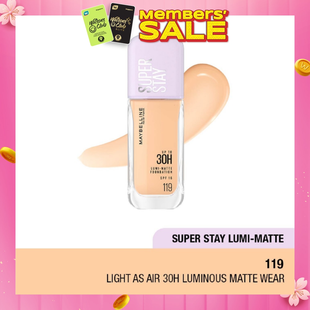 Superstay Lumi Matte Foundation 119 142g