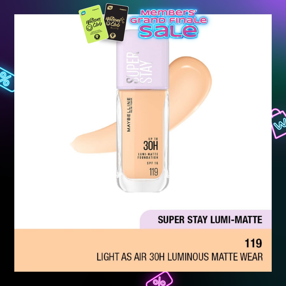 MAYBELLINE Superstay Lumi Matte Foundation 119 142g