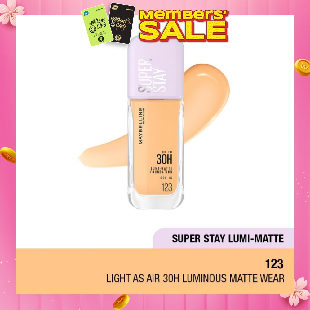 Superstay Lumi Matte Foundation 123 142g