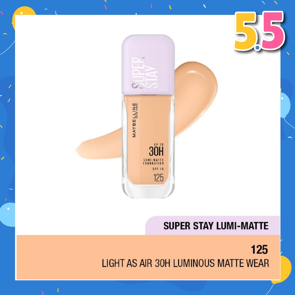 MAYBELLINE Superstay Lumi Matte Foundation 125 142g