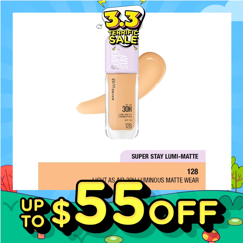 MAYBELLINE Superstay Lumi Matte Foundation 128 142g (Expiry: Nov`2026)