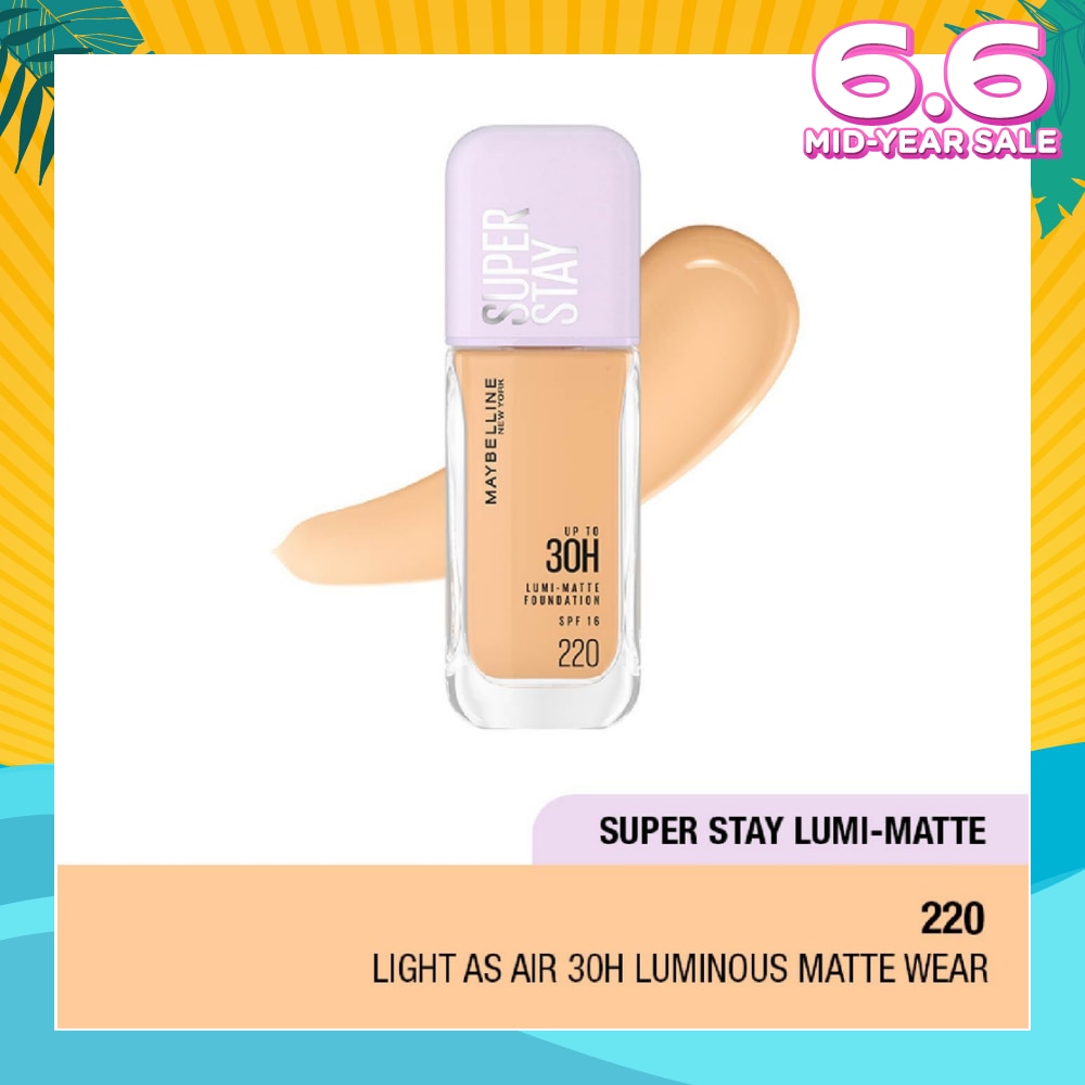 MAYBELLINE Superstay Lumi Matte Foundation 220 142g