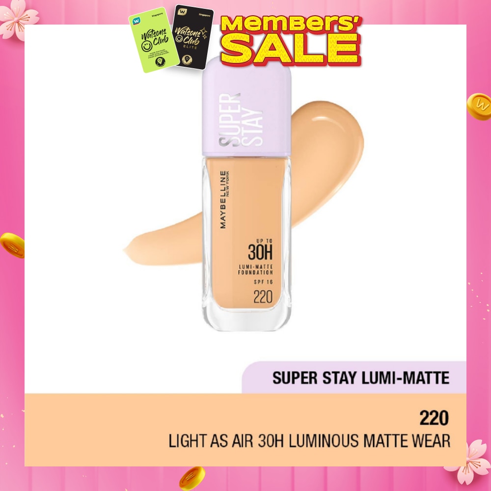 MAYBELLINE Superstay Lumi Matte Foundation 220 142g