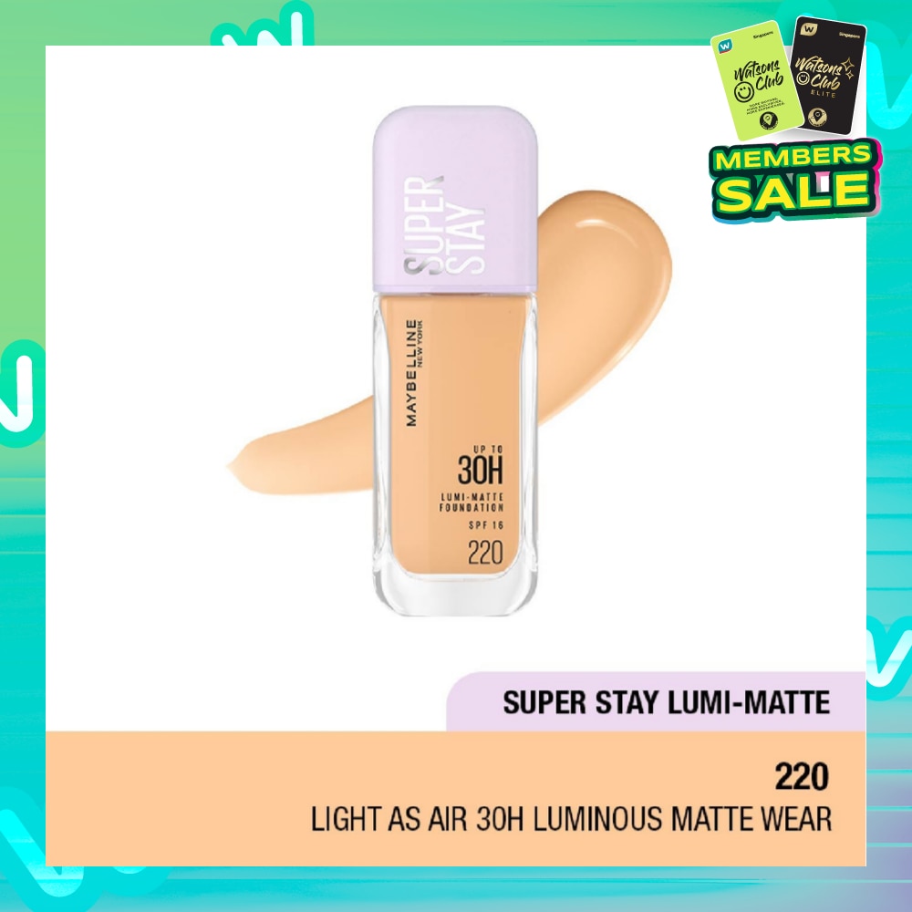 MAYBELLINE Superstay Lumi Matte Foundation 220 142g