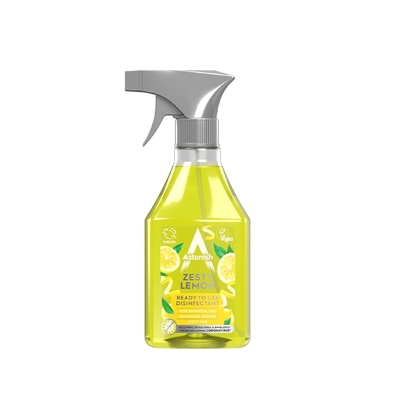 Ready to Use Disinfectant Zesty Lemon 550ml