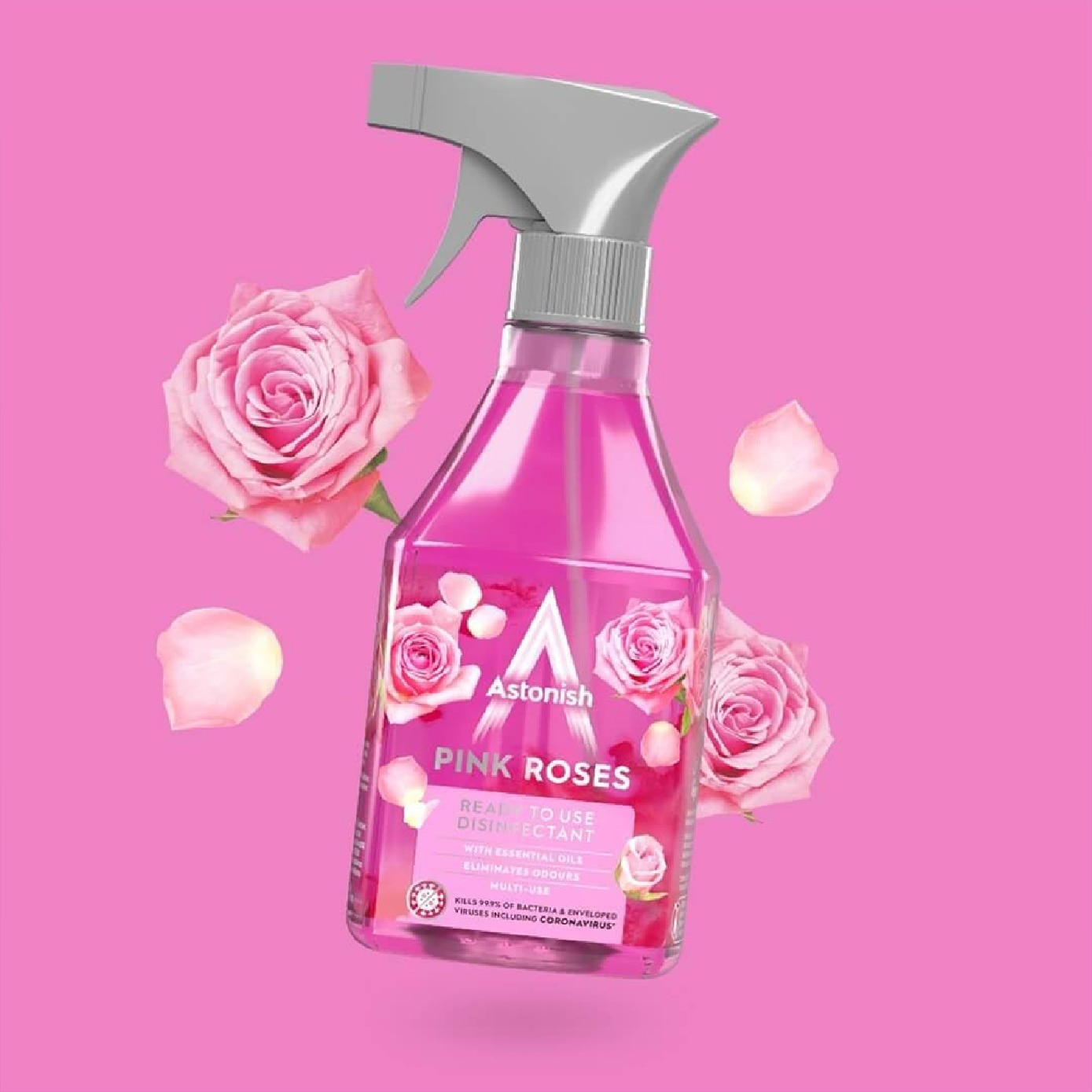 Ready to Use Disinfectant Pink Roses 550ml