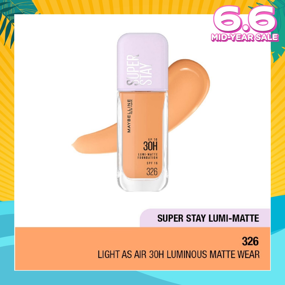 Superstay Lumi Matte Foundation 326 142g (Expiry: Jan`2026)