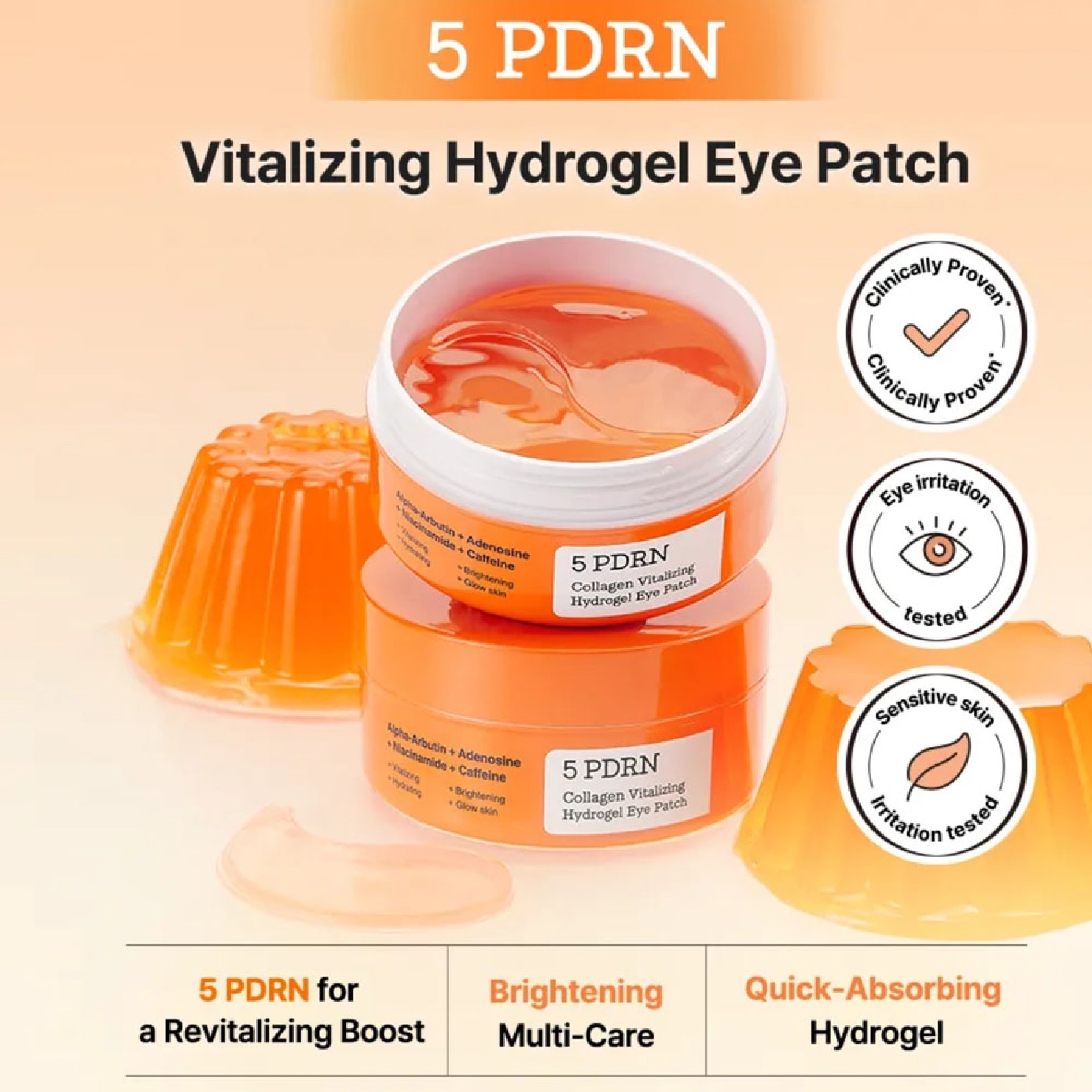 5 PDRN Collagen Vitalizing Hydrogel Eye Patch 60s