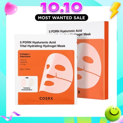 COSRX 5 PDRN Hyaluronic Acid Vital Hydrating Hydrogel Mask 3s image