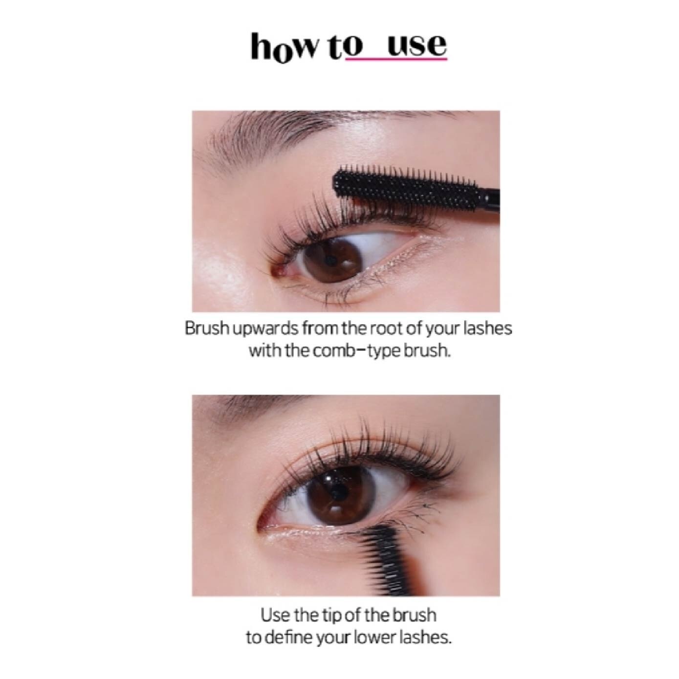 Lash Up Comb Mascara #01 Black (Long Lasting Dramatic Long Lash Lifting Effect) 8g