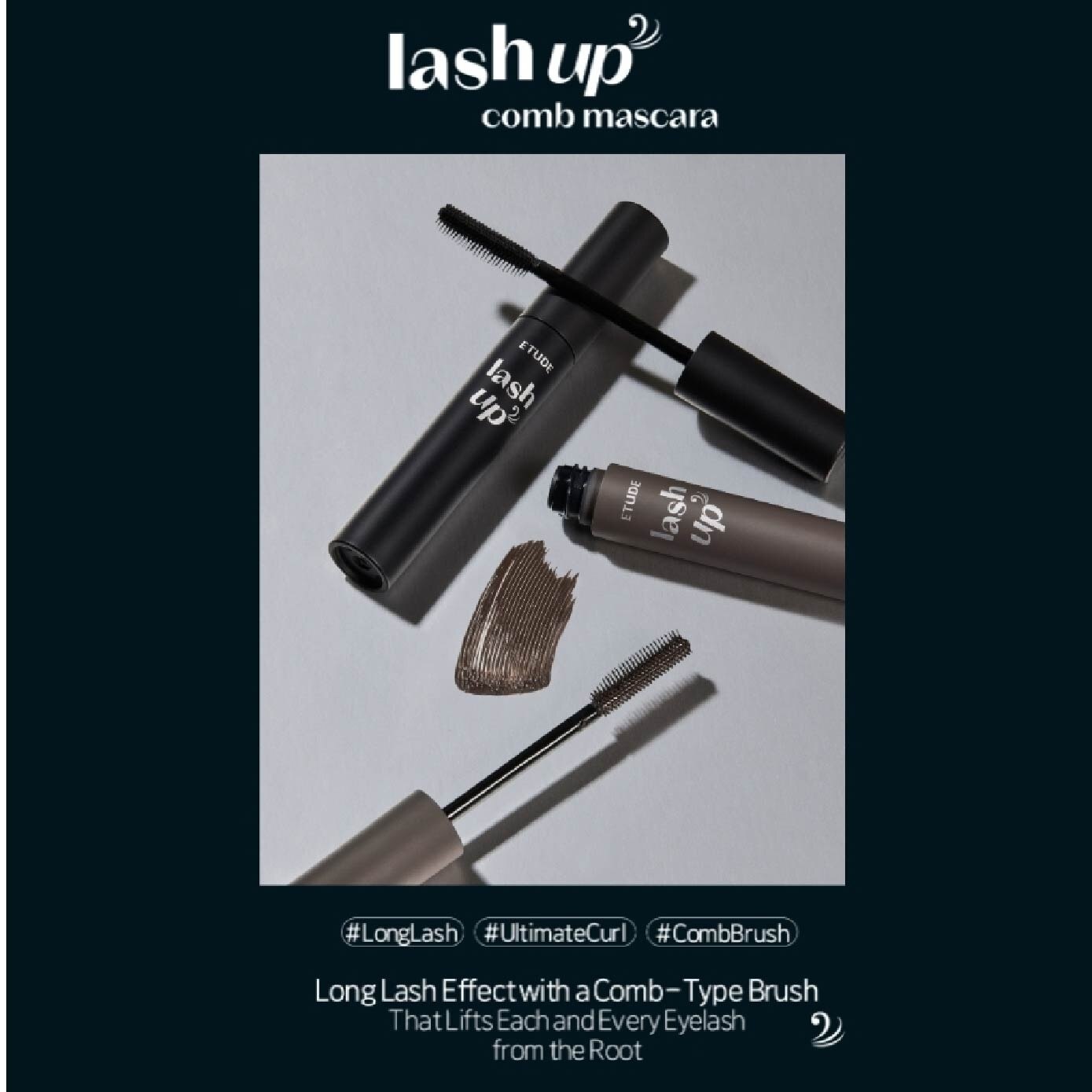 Lash Up Comb Mascara #01 Black (Long Lasting Dramatic Long Lash Lifting Effect) 8g