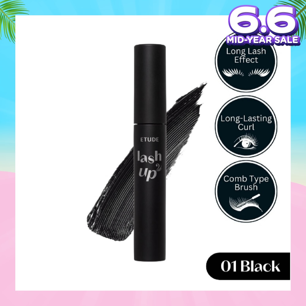 Lash Up Comb Mascara #01 Black (Long Lasting Dramatic Long Lash Lifting Effect) 8g