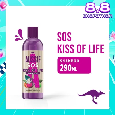 AUSSIE Vegan Shampoo SOS Deep Repair For Damaged Hair 290ml