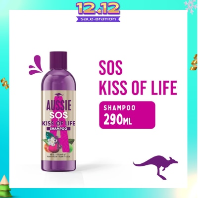 AUSSIE Vegan Shampoo SOS Deep Repair For Damaged Hair 290ml