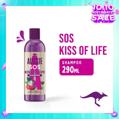 AUSSIE Vegan Shampoo SOS Deep Repair For Damaged Hair 290ml