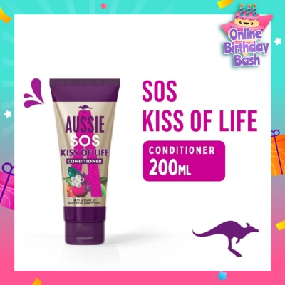 AUSSIE Vegan Hair Conditioner SOS Deep Repair For Damaged Hair 200ml